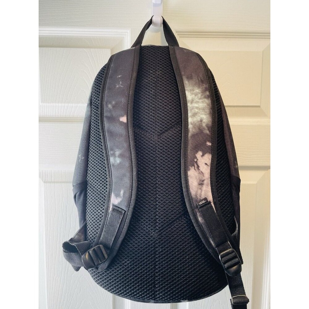 Vans School Backpack Pink Black Off The Wall Sneaker Bag Skate Retro Bag New